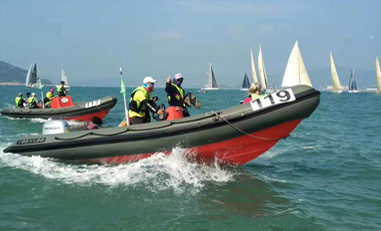 帆船比賽攝像船視頻實時無線傳輸到岸邊導播臺